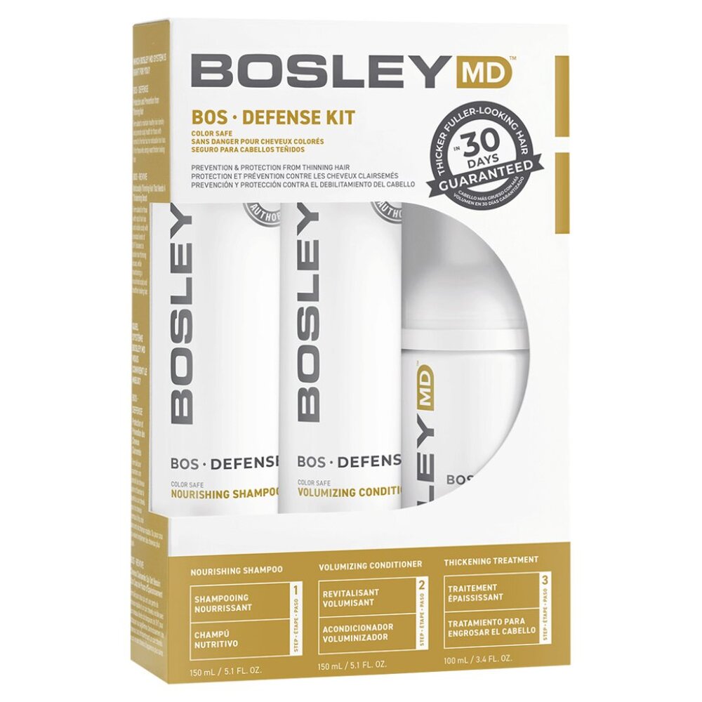 Bosley MD Bos Defense Color Safe Starter Kit NEW